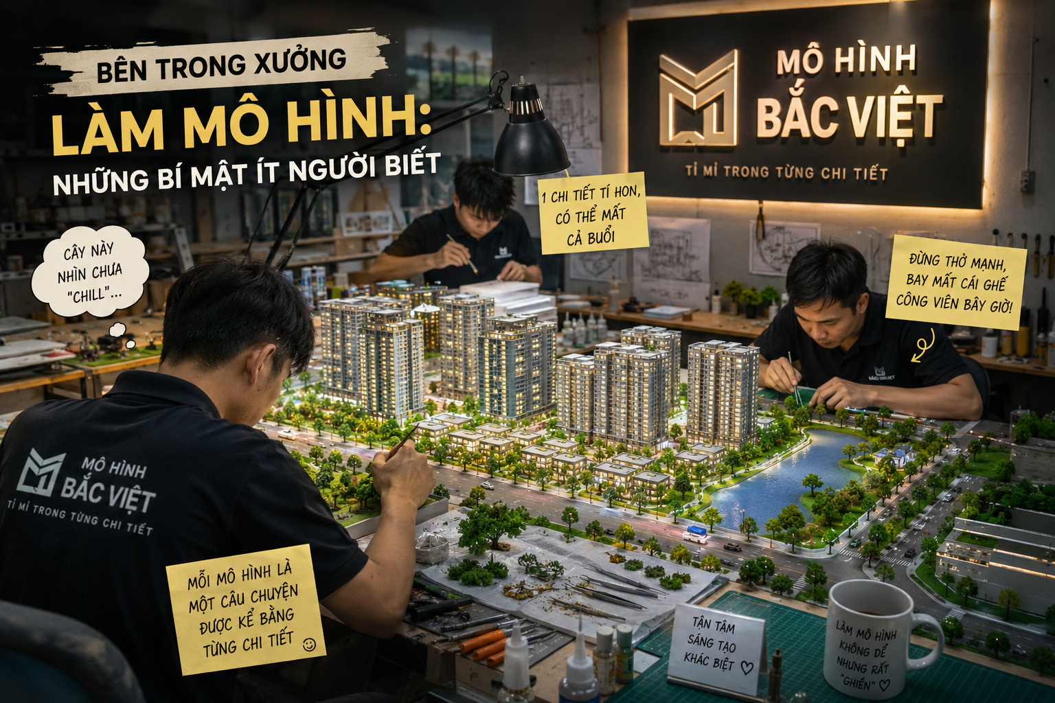 Bên Trong Xưởng Làm Mô Hình Bắc Việt: Những Bí Mật Ít Người Biết!