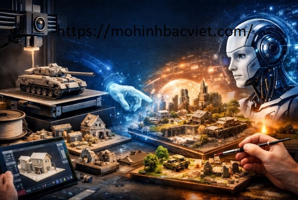 In 3D và AI: Tương lai ngành làm mô hình sa bàn từ Mô Hình Bắc Việt